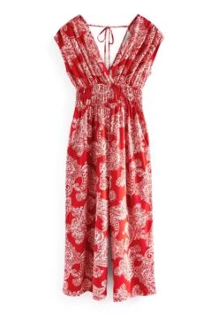 Next V Neck Standard - Jumpsuit - Red Paisley -Ulla Popken Winkel badabed05a514234ab81981cab13d956
