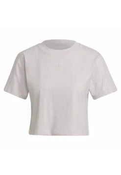 Adidas Originals Tennis Luxe Cropped Originals Crop - T-Shirt Print - Pearl Amethyst -Ulla Popken Winkel bb827d3c90bf4b569a32dff0cb837ecd