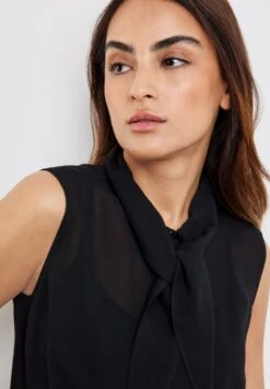 Taifun Sleeveless Shirt - Blouse - Schwarz -Ulla Popken Winkel bcba73d673164bc384869dbccc790352