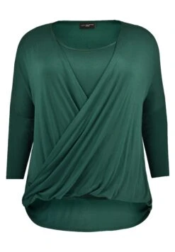Longsleeve - Green -Ulla Popken Winkel bd4ad2c362ed4b628fe26439d2b1212b