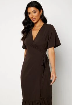 Mirja Flounce - Jurk - Brown 6 Mirja Flounce - Jurk - Brown -Ulla Popken Winkel bf8c65826ddd4fc3abca94d664850ad8