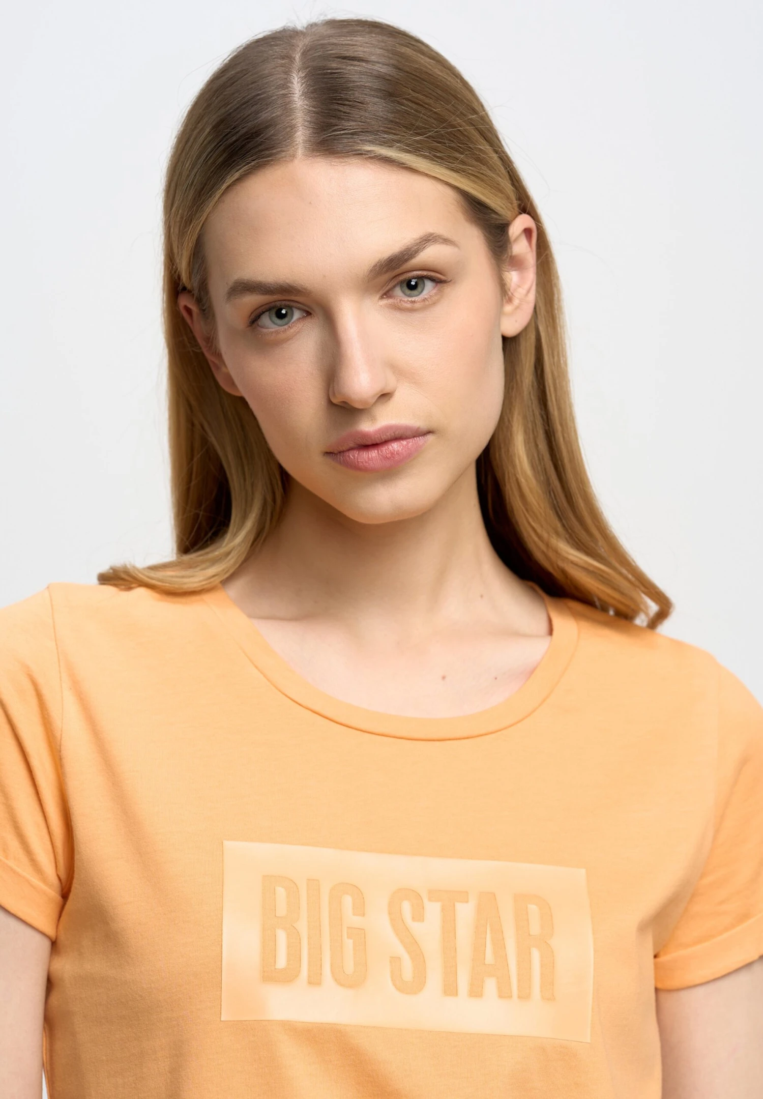 BIG STAR Oneidasa - T-Shirt Print - Hellorange 4 BIG STAR Oneidasa - T-Shirt Print - Hellorange - Afbeelding 4