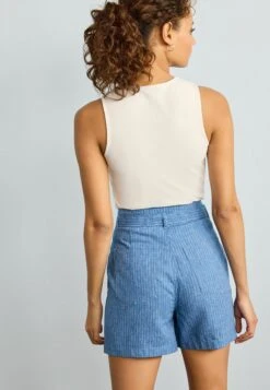 Next Standard - Shorts - Blue Stripe -Ulla Popken Winkel c03647bf8294476394e783168cd29e23