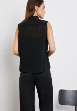 Taifun Sleeveless Shirt - Blouse - Schwarz -Ulla Popken Winkel c07e2a9f7825494598f08e6b34d4e613