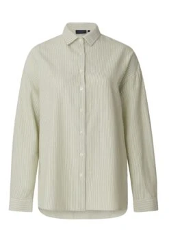 Lexington Edith Oxford - Overhemdblouse - Green White Stripe -Ulla Popken Winkel c146b14c9ebf44ee9736d7fc7ac65ea4