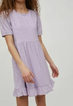 Vila Jerseyjurk - Pastel Lilac -Ulla Popken Winkel c17ff818a1bd4b038113c7432605ea08