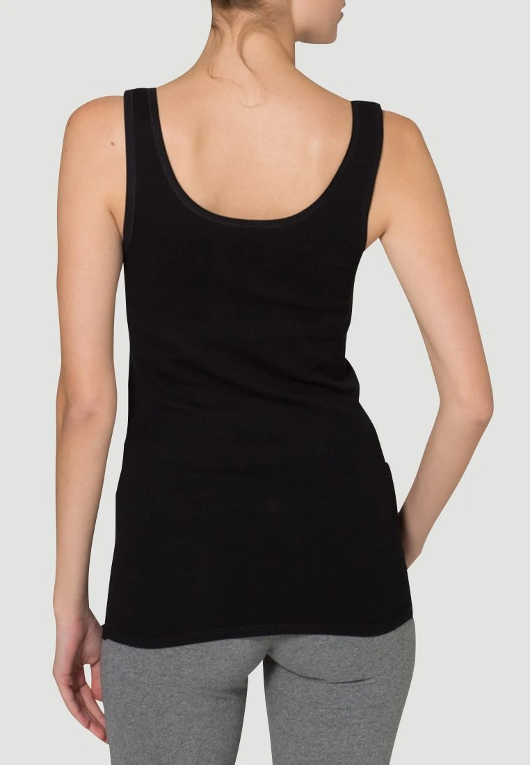 Schiesser Cotton Essentials 2 Pack - Hemd - Black 4 Schiesser Cotton Essentials 2 Pack - Hemd - Black - Afbeelding 4