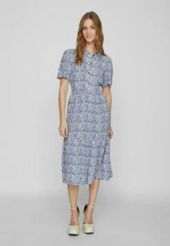 Vila Kurzärmeliges - Blousejurk - Cloud Dancer -Ulla Popken Winkel c4661dcc0c4944ab81fb3fe25efaa3bc