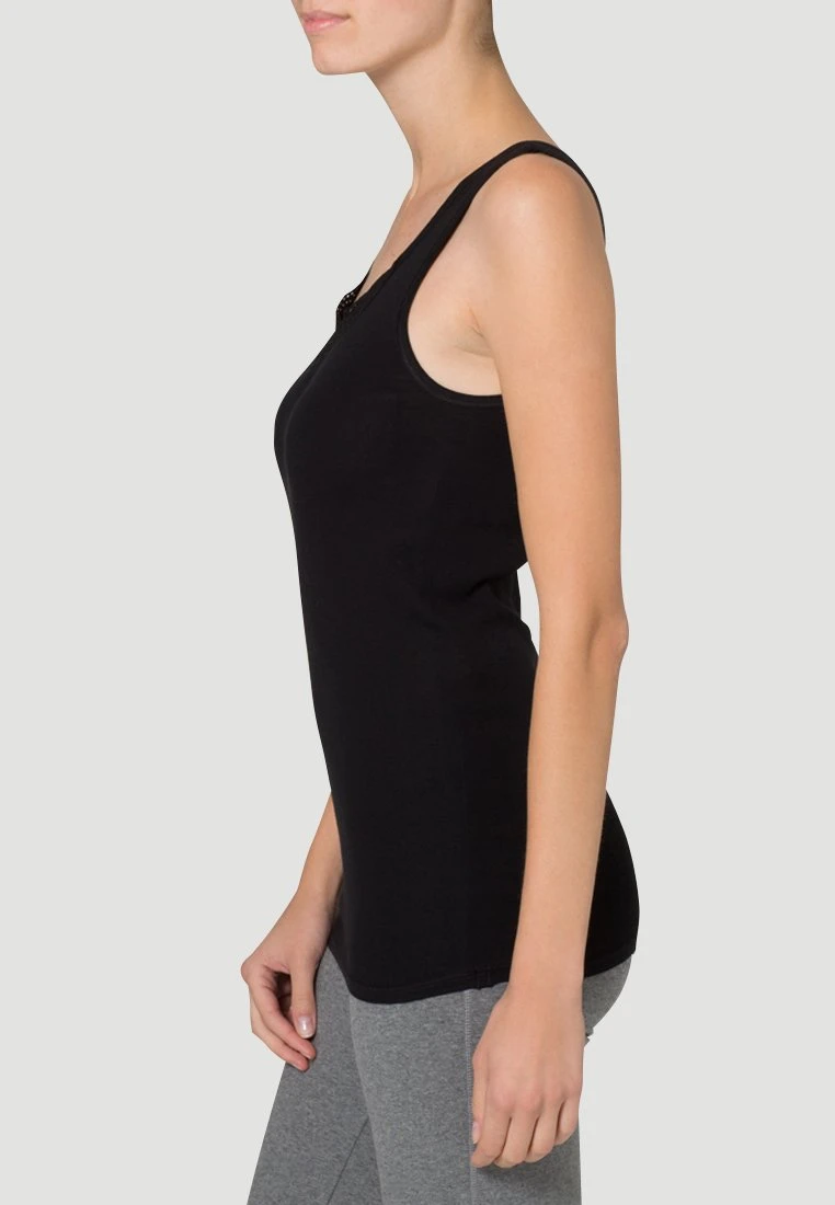 Schiesser Cotton Essentials 2 Pack - Hemd - Black 3 Schiesser Cotton Essentials 2 Pack - Hemd - Black - Afbeelding 3