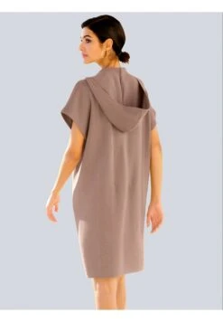 Gebreide Jurk - Taupe -Ulla Popken Winkel c5de09742af64375b24e7233290bed36