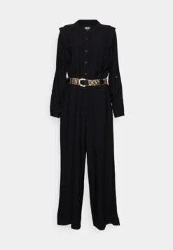 DKNY Logo Belt - Jumpsuit - Black -Ulla Popken Winkel c5f31b73f1fc4eee845dc1dce540b960