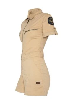 Schott Eco Friendly - Jumpsuit - Light Beige -Ulla Popken Winkel c76d84219aee4dcfb57847a1b72f9a43