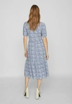 Vila Kurzärmeliges - Blousejurk - Cloud Dancer -Ulla Popken Winkel c851ed7059b84de5868bbd6fc6abfe10