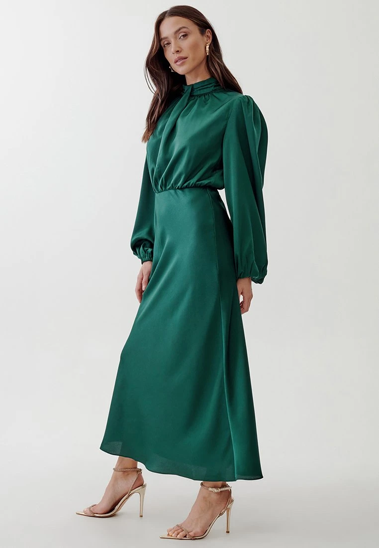 Tussah Alaia - Maxi-Jurk - Emerald 5 Tussah Alaia - Maxi-Jurk - Emerald - Afbeelding 5