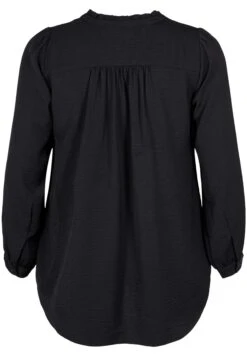 Zizzi Long Sleeved - Blouse - Black -Ulla Popken Winkel c931e3f106f4405f9648e067a73435e6