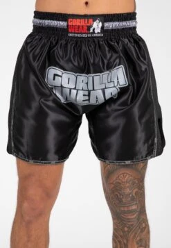 Gorilla Wear Piru Muay Thai - Shorts - Black -Ulla Popken Winkel c9a7a2d6cf614d83a0c2c6d76d2ef5f0