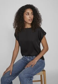 Vila Viellette - Blouse - Black -Ulla Popken Winkel caa4dce2122844c6a877577208b8893f