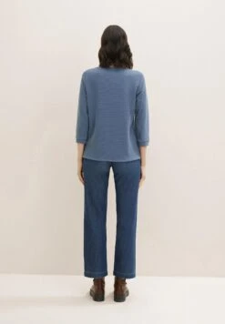 Tom Tailor Waffle Structure - Longsleeve - Stormy Sea Blue 10 Tom Tailor Waffle Structure - Longsleeve - Stormy Sea Blue -Ulla Popken Winkel cb1f67a790334a14ace6931b923561f4