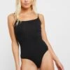 Skiny Damen Stringbody - Body - Black