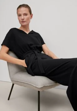 Comma Jumpsuit - Schwarz -Ulla Popken Winkel ccfcf2cba4df43f0aaac741519aa70e0