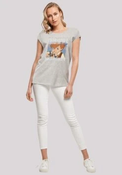 F4NT4STIC Disney Winnie Puuh Der Bär Christopher Robin Montage - T-Shirt Print - Heather Grey -Ulla Popken Winkel cf2d5c716b484bdbabe8164e0d8f6811