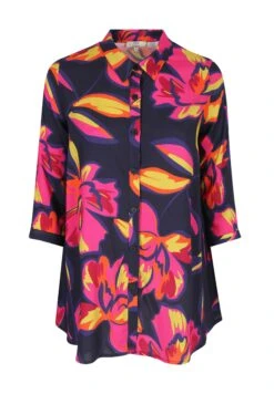 Imprimée De Forme Trapèze - Overhemdblouse - Rouge -Ulla Popken Winkel cfb3a04aab9b4306b8f0d398b96b8607