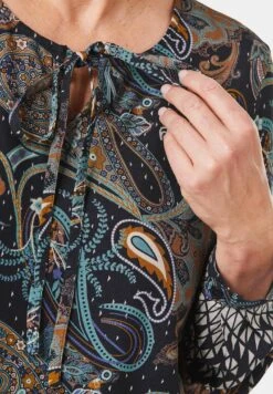 GOLDNER Blouse - Navy / Patterned -Ulla Popken Winkel d032a529af354d33ae4cd0d5b7dda365