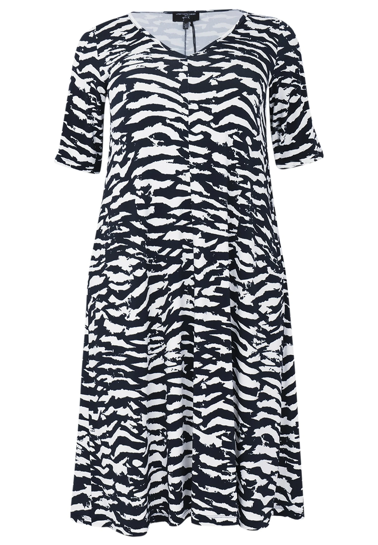 Print - Jurk - Blue 4 Print - Jurk - Blue - Afbeelding 4