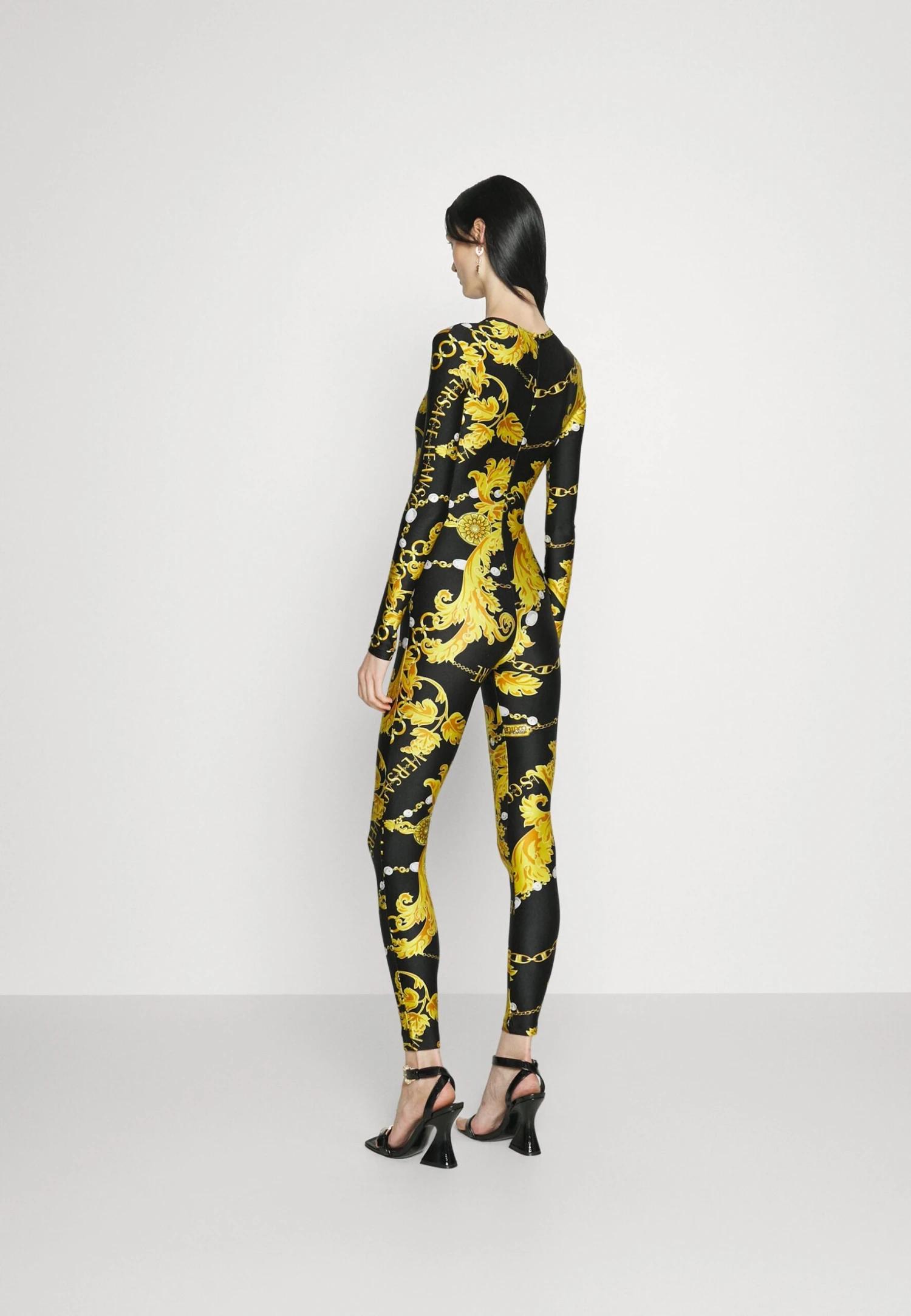 Lycra Chain Couture - Jumpsuit - Black/Gold 3 Lycra Chain Couture - Jumpsuit - Black/Gold - Afbeelding 3