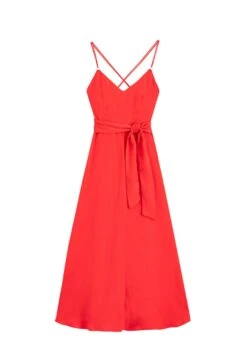 Oysho Strappy - Cocktailjurk - Red -Ulla Popken Winkel d3e140e271c242228535a5cb3b1491cc
