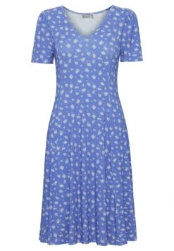 Fransa Frfedot - Jerseyjurk - Ultramarine W. Flowers -Ulla Popken Winkel d44da21f494944bab1fd428917fabe84
