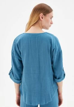 Reese - Blouse - Indigo -Ulla Popken Winkel d4cfb09c197243a4ae1c1aca497be755