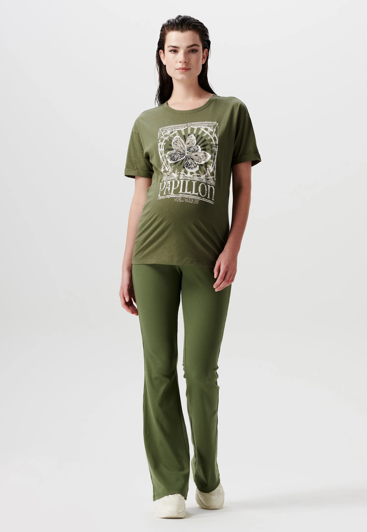 SUPERMOM Evergreen - T-Shirt Print - Olivine 1 SUPERMOM Evergreen - T-Shirt Print - Olivine