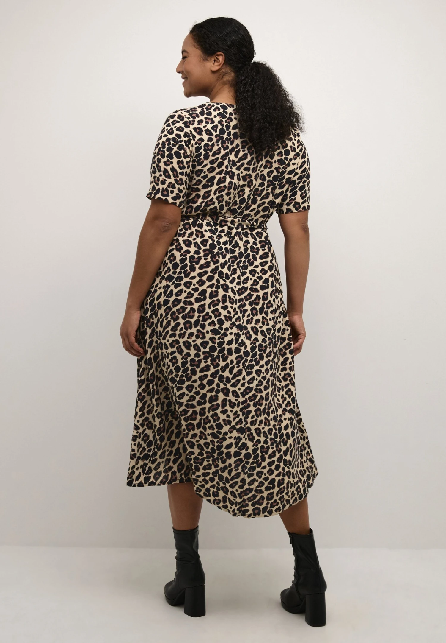 Mirta - Blousejurk - Leopard Print 3 Mirta - Blousejurk - Leopard Print - Afbeelding 3