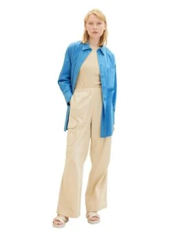 Tom Tailor Langarm - Overhemdblouse - Uni -Ulla Popken Winkel d757a1a186ca4995bbc2e865a483b44e