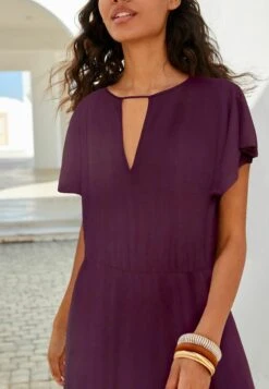 Next Wide Leg - Jumpsuit - Aubergine Purple -Ulla Popken Winkel d75eed19e8b24e1e9d18fe93490d4bb8