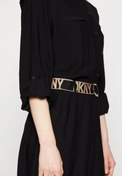 DKNY Logo Belt - Jumpsuit - Black -Ulla Popken Winkel d7766f57d98541088a9de8a57bfc61bd