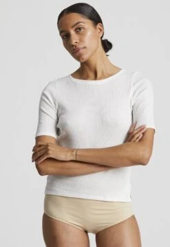 Isa O Neck - T-Shirt Basic - Off White -Ulla Popken Winkel d7f7e124115449719f6659f155b5276a