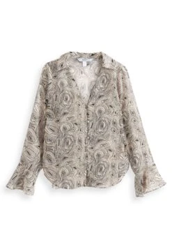 Next Overhemdblouse - Black And Cream Swirl -Ulla Popken Winkel d825c7d9b6194009bbd7b8a4777a3192