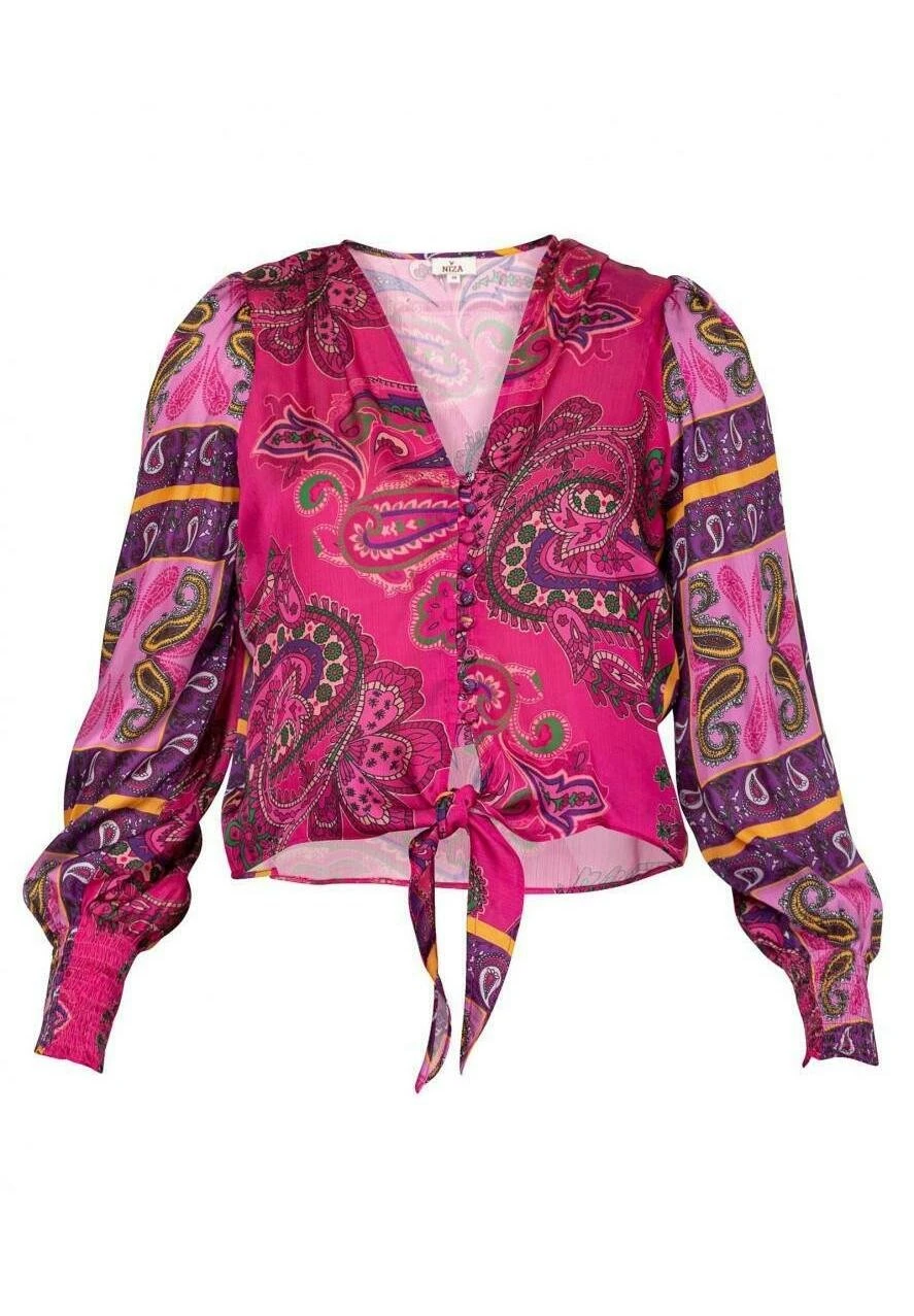 Estampada - Blouse - Fucsia 6 Estampada - Blouse - Fucsia - Afbeelding 6