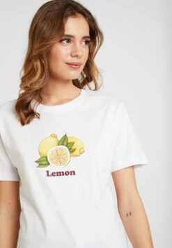 Mister Tee Ladies Lemon Tee - T-Shirt Print - White 9 Mister Tee Ladies Lemon Tee - T-Shirt Print - White -Ulla Popken Winkel d9e33279d8bb4aa996d4c8cdd01295a0
