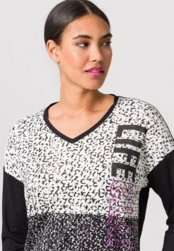 Powerful Vibes - Longsleeve - BlackWhite -Ulla Popken Winkel dab0d870efa14c4c995dc607eee26d1e