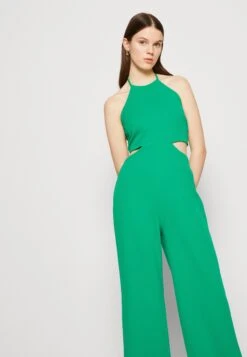Wal G Cruise Collection Cut Out - Jumpsuit - Leaf Green -Ulla Popken Winkel db967515ad034aada84626bbb2fe4d3c
