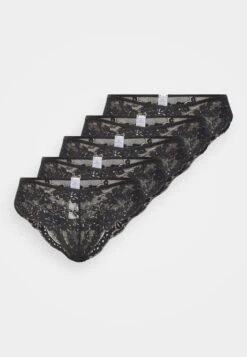 Anna Field 5 Pack - Slip - Black -Ulla Popken Winkel dccba64d21d34d7cadc660bba37090fe
