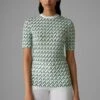 Bogner Alene - T-Shirt Print - Grün Weiß