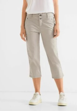 STREET ONE Casual Fit- Jeansshort - Light Stone Sand