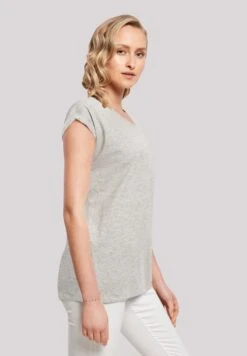 F4NT4STIC Blumenmuster - T-Shirt Print - Heather Grey -Ulla Popken Winkel dfaf8696996446eeb16ad12eaffa9b62