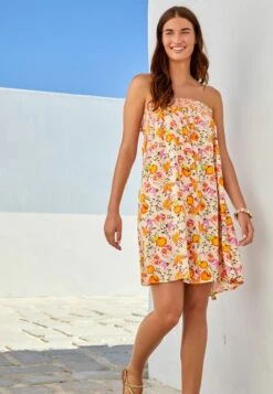 Next Halterneck Standard - Jurk - White Floral -Ulla Popken Winkel e0dc4771c4b140d5aff5eff8849bcf4f