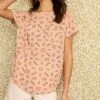Next Boxy Standard - T-Shirt Print - Blush Pink
