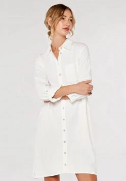 Apricot Blousejurk - White